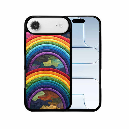 iPhone 17 Air Case — Vivid Camo Rainbow Arc Camo, Personalized Phone Case