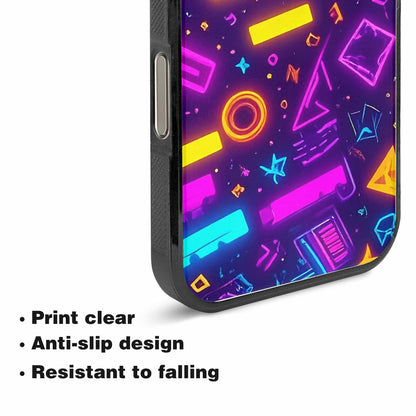 iPhone 15 Pro Max Case — 80s Retro Motif 80s Retro Motifs, Custom Made Phone Cover