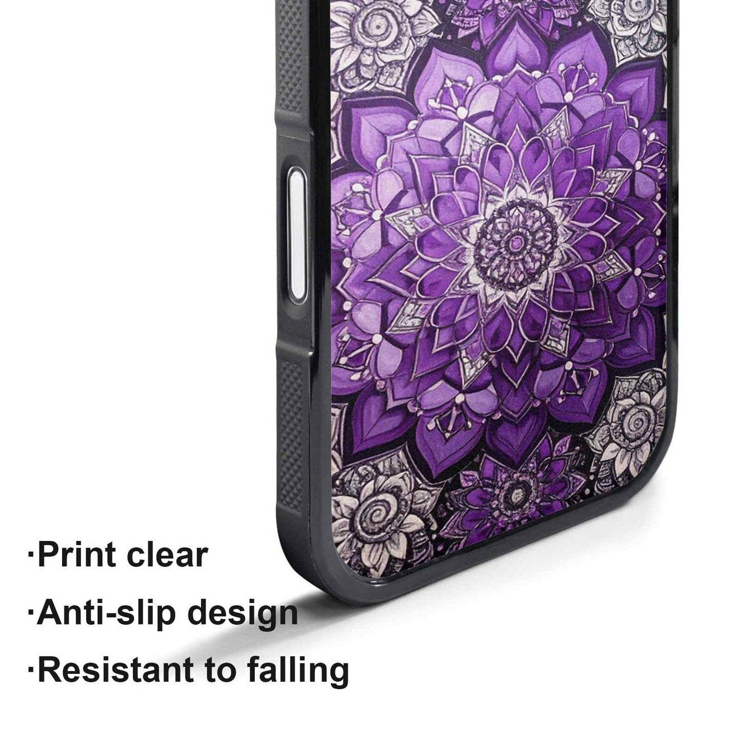 iPhone 17 Pro Max Case — Small Mandala Pattern, Randomly Floral, Customized Protective Case