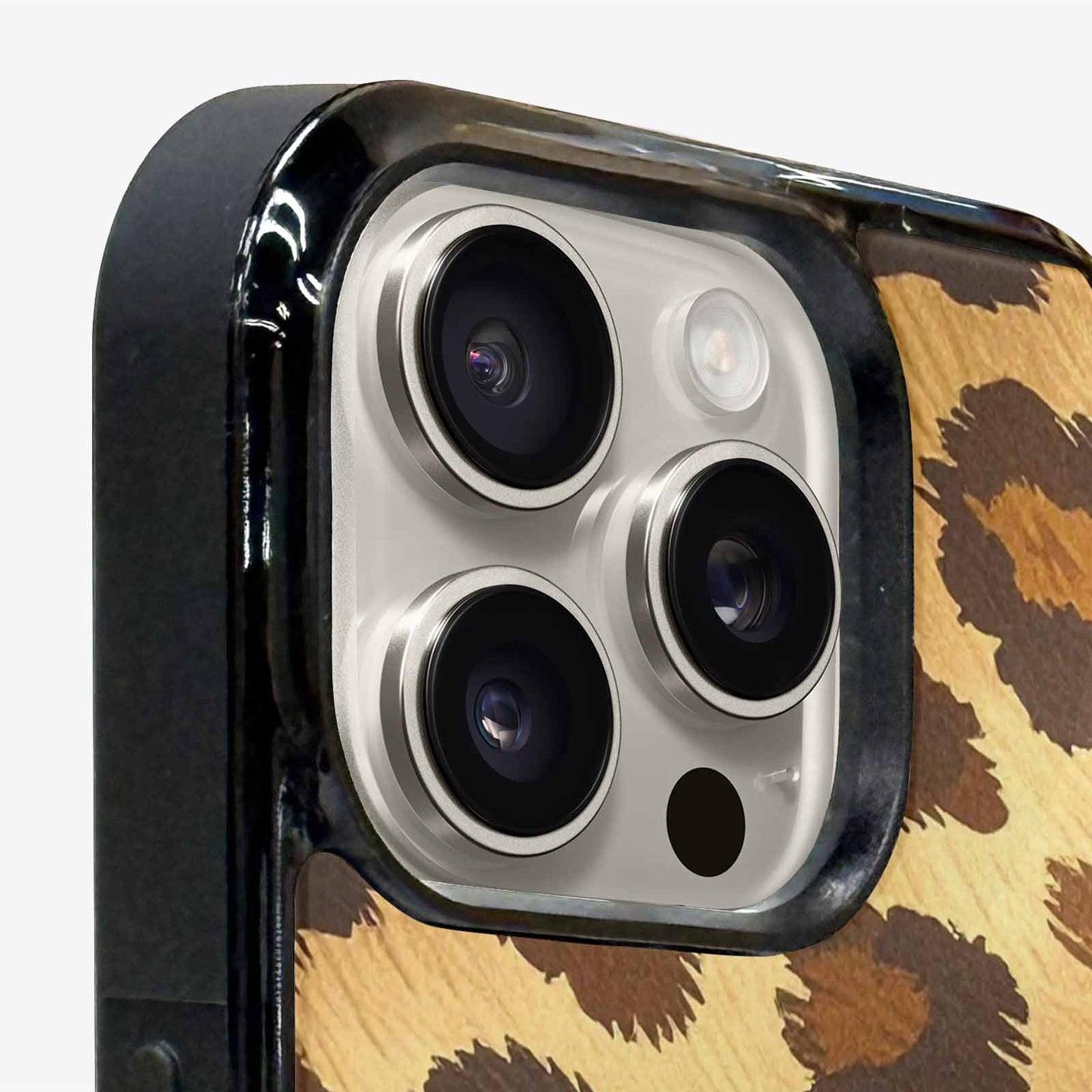 iPhone 16 Pro Max Case — Classic Leopard Print Warm Golden Tan, Custom Designed Case Cover