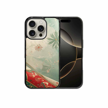 iPhone 16 Pro Case — Christmas Wrapping Paper Pattern Art Wallpaper, Customized Protective Case