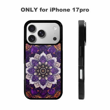 iPhone 17 Pro Case — Small Mandala Pattern Randomly Varying Floral, Personalized Phone Case