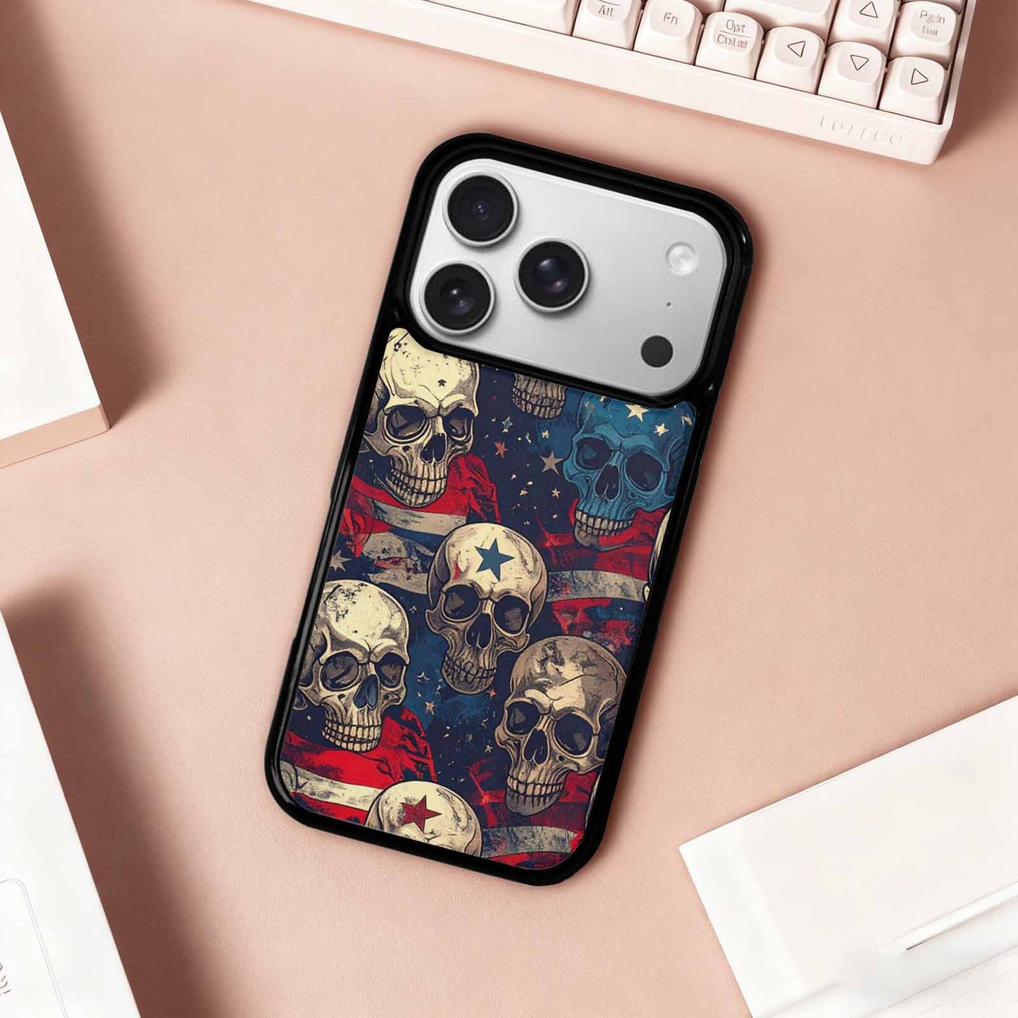 iPhone 17 Pro Case — Skull Dark Art Gothic Print Gothic, Original Design Phone Case