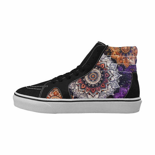 MEN'S Mandala High Top Canvas Cottagecore Custom Shoes