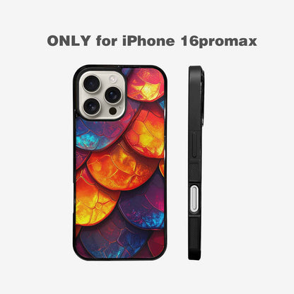 iPhone 16 Pro Max Case — Snake Print Dark Seamless Pattern Vibrant, Custom Made Phone Cover