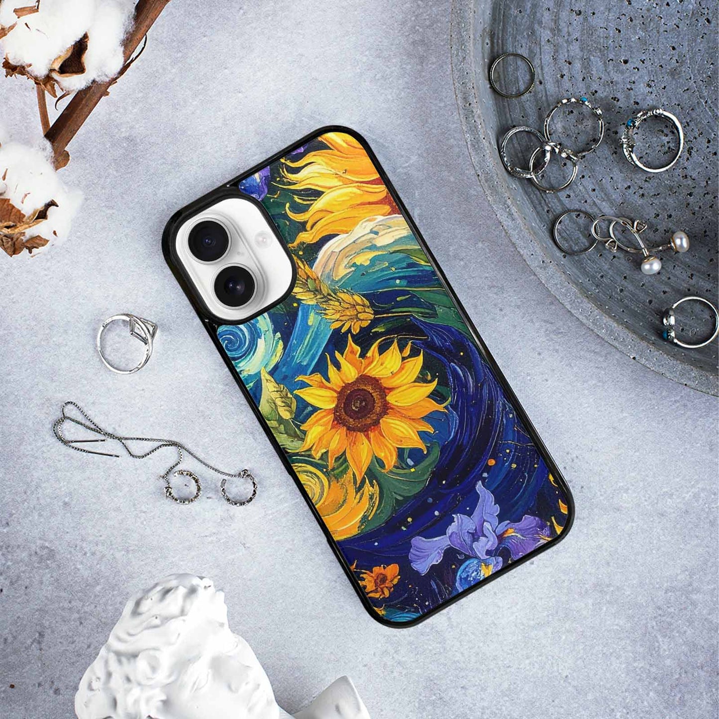 iPhone 16 Plus Case — Blend All Versions Together Melting Together, Unique Phone Case Design