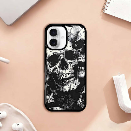 iPhone 17 Case — Skull Dark Art Gothic Print Gothic, Personalized Phone Case