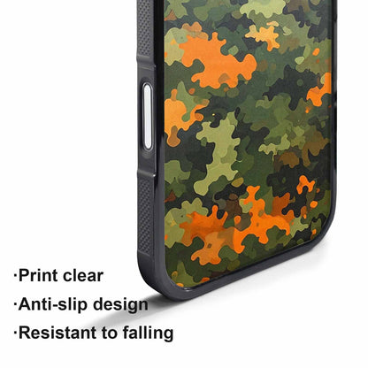 iPhone 17 Air Case — Small Military Camouflage Blotch Pattern Camo, Unique Phone Case Design