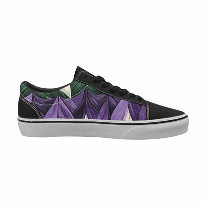 WOMEN'S Genderqueer Flag Color Canvas Lace-Up Dark Academia Custom Shoes