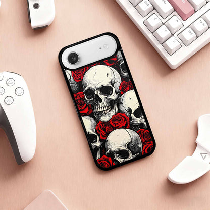 iPhone 17 Air Case — Skull Dark Art Gothic Print Gothic, Custom Designed Case Cover