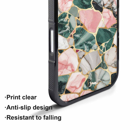 iPhone 17 Pro Max Case — Small Marble Stone Texture Original Art, Personalized Phone Case