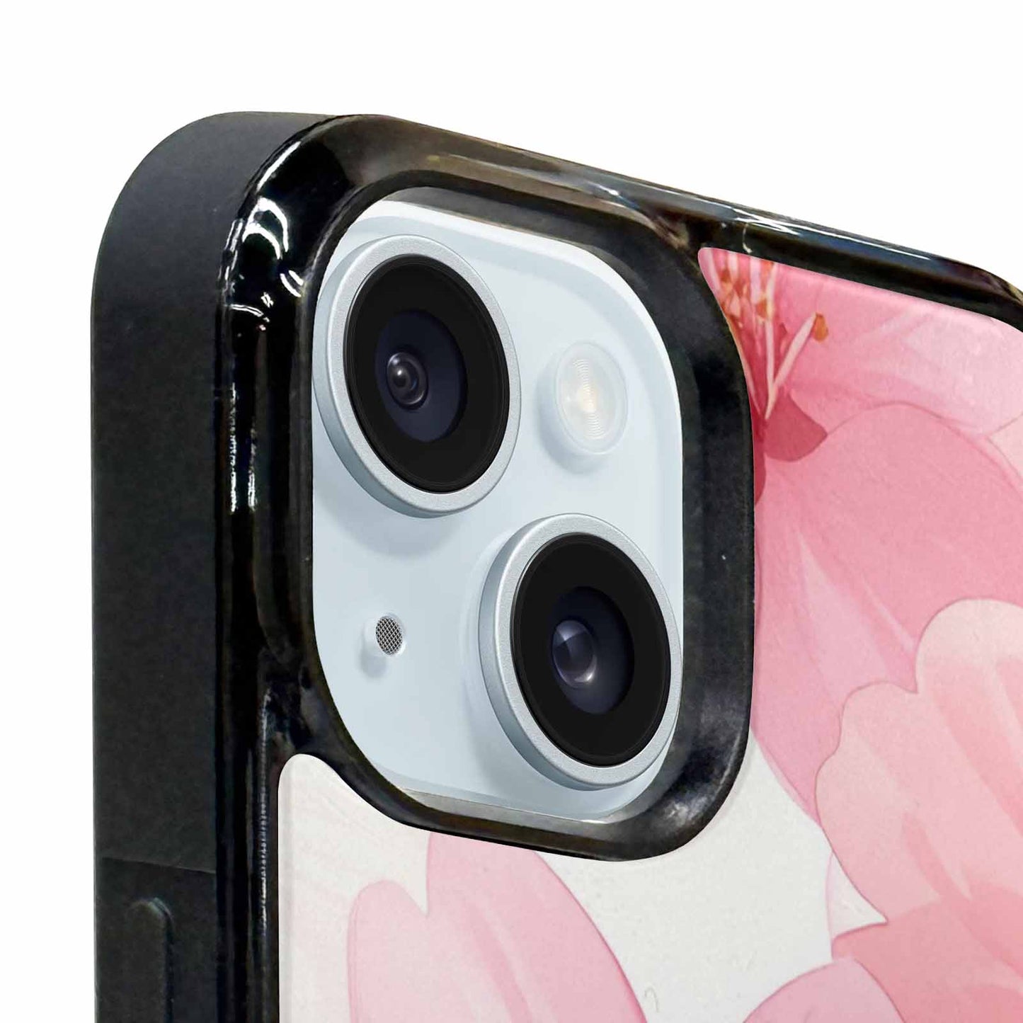 iPhone 15 Case — Japanese Cherry Blossom Pattern Sakura Flowers, Custom Printed Phone Case