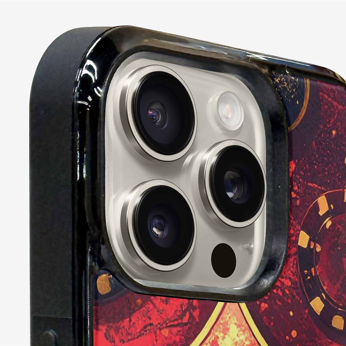 iPhone 15 Pro Max Case — Playing Card Suits Pattern Poker Chips, Unique Phone Case Design
