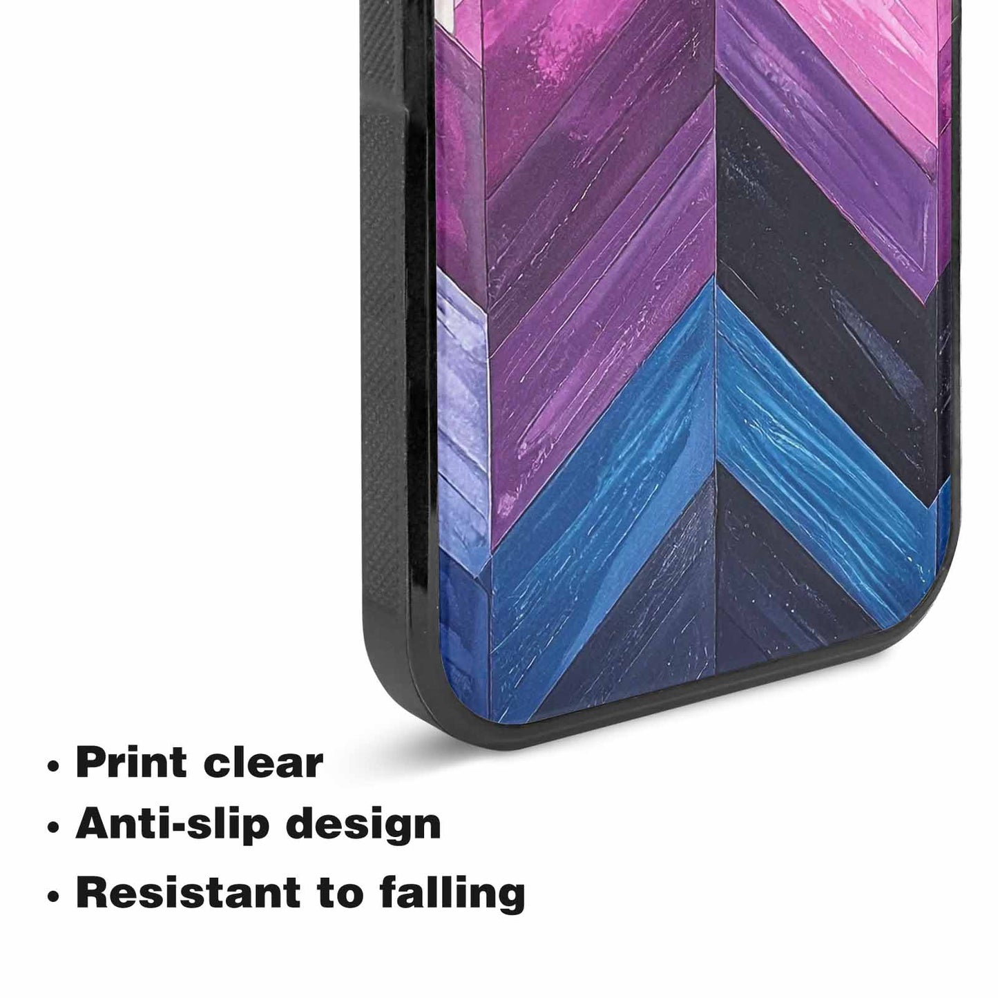iPhone 15 Plus Case — Genderfluid Flag Color Theme Small Rainbow, Unique Phone Case Design