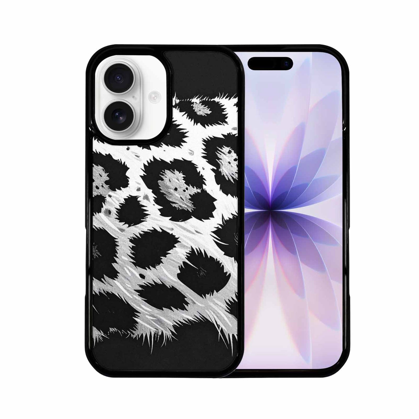 iPhone 17 Case — Leopard Print Black And Animal Print, Original Design Phone Case