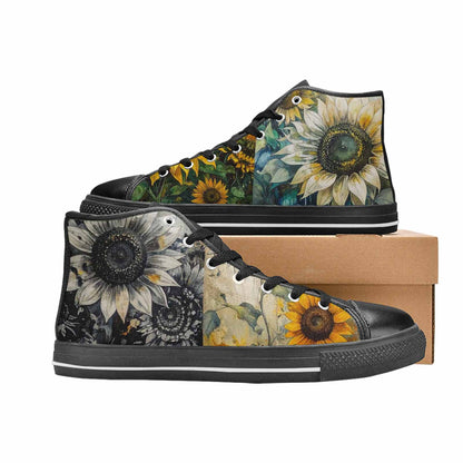 MEN'S Blend Melt Them High Top Canvas Neon Fantasy Shoes