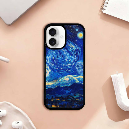 iPhone 17 Case — Starry Night Van Gogh Galaxy Space, Custom Designed Case Cover