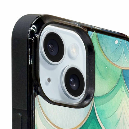 iPhone 15 Plus Case — Mermaid Scale, Custom Art Phone Cover