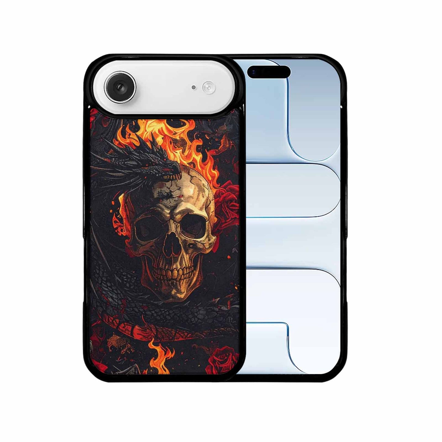 iPhone 17 Air Case — Skull Dark Art Gothic Print Gothic, Custom Designed Case Cover