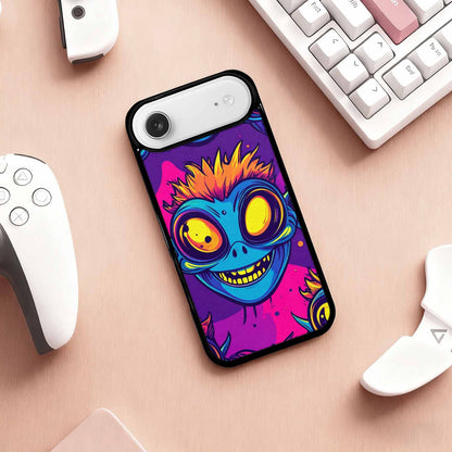 iPhone 17 Air Case — Alien Ufo Cartoon Art Pattern Alien, Personalized Phone Case