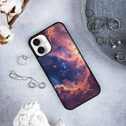 iPhone 16 Plus Case — Nebula Texture With Dense Star Cluster, Custom Designed Case Cover