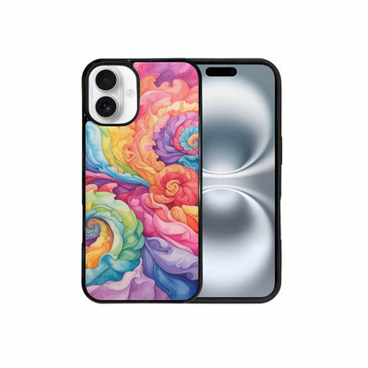 iPhone 16 Plus Case — Tie Dye Swirls Tie Dye Swirls, Custom Print Case Cover