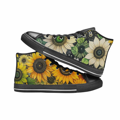 MEN'S Blend Melt Them High Top Canvas Vibrant Chaos Sneakers