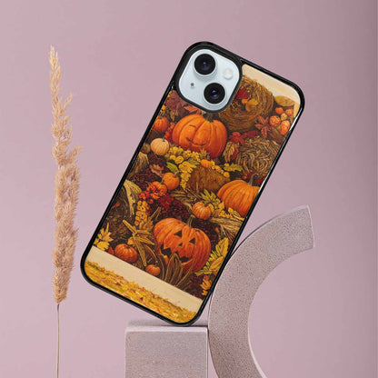 iPhone 15 Plus Case — Autumn Pumpkin Patch Autumn Pumpkin Patch, Unique Phone Case Design