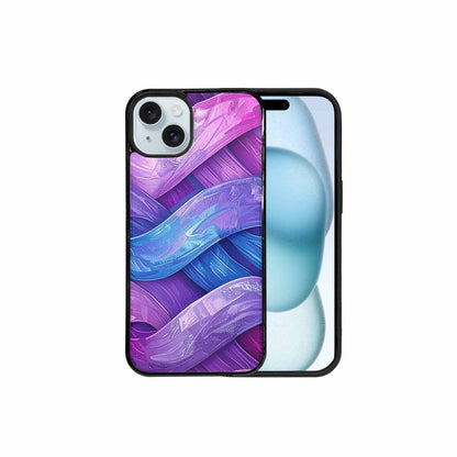 iPhone 15 Plus Case — Bisexual Flag Color Theme Small Rainbow, Custom Print Case Cover