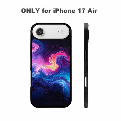 iPhone 17 Air Case — Seamless Repeating Pattern Of Overlapping Galaxy, Customized Protective Case