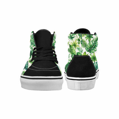 WOMEN'S Seven-Point Palmate Leaf High Top Canvas Cottagecore Shoes