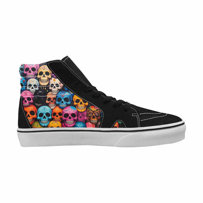 MEN'S Skulls (general) High Top Canvas Dreamlike Custom Shoes