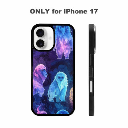iPhone 17 Case — Watercolor Cryptid Folklore Watercolor Abstract, Custom Print Case Cover