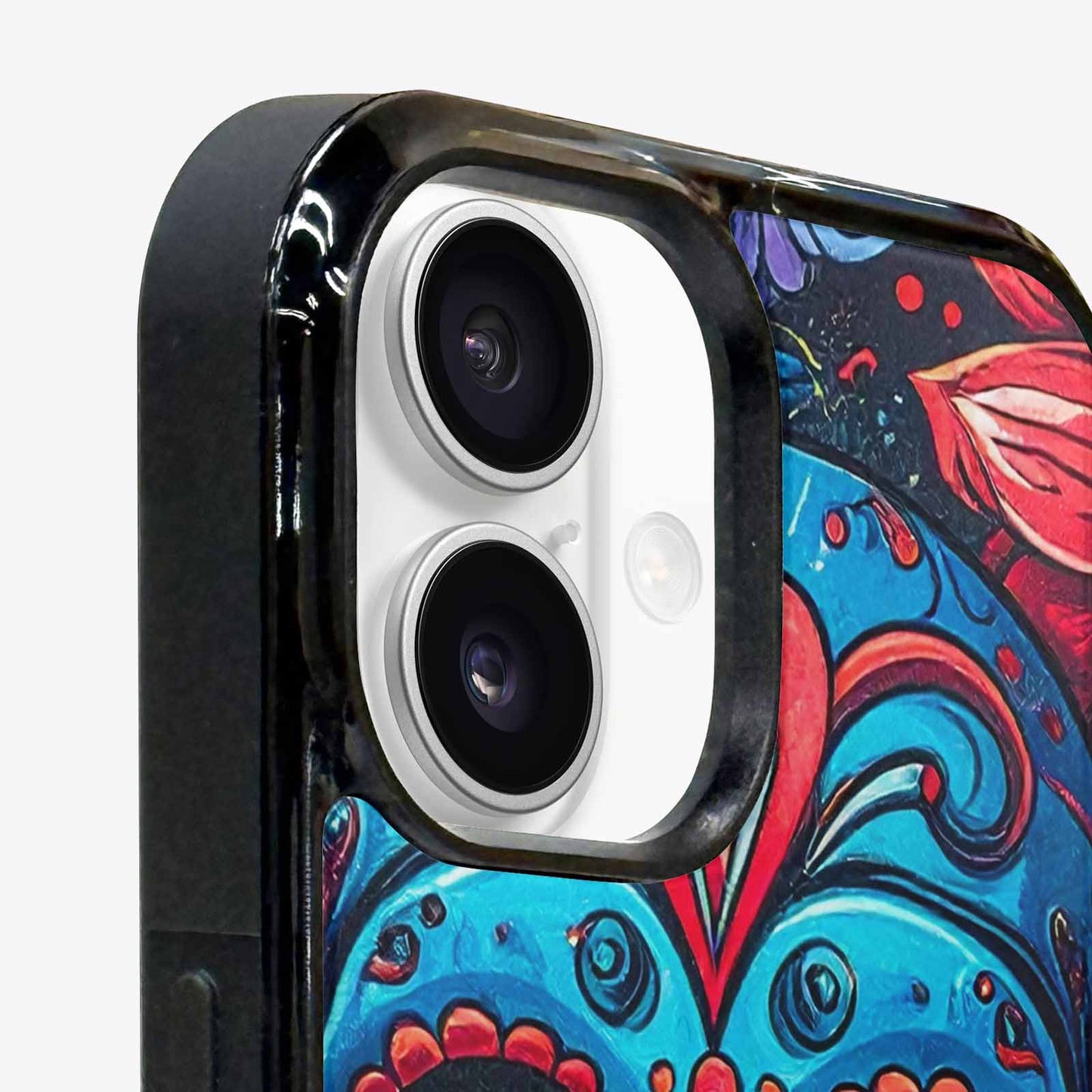 iPhone 16 Case — Graffiti Skull, Custom Print Case Cover