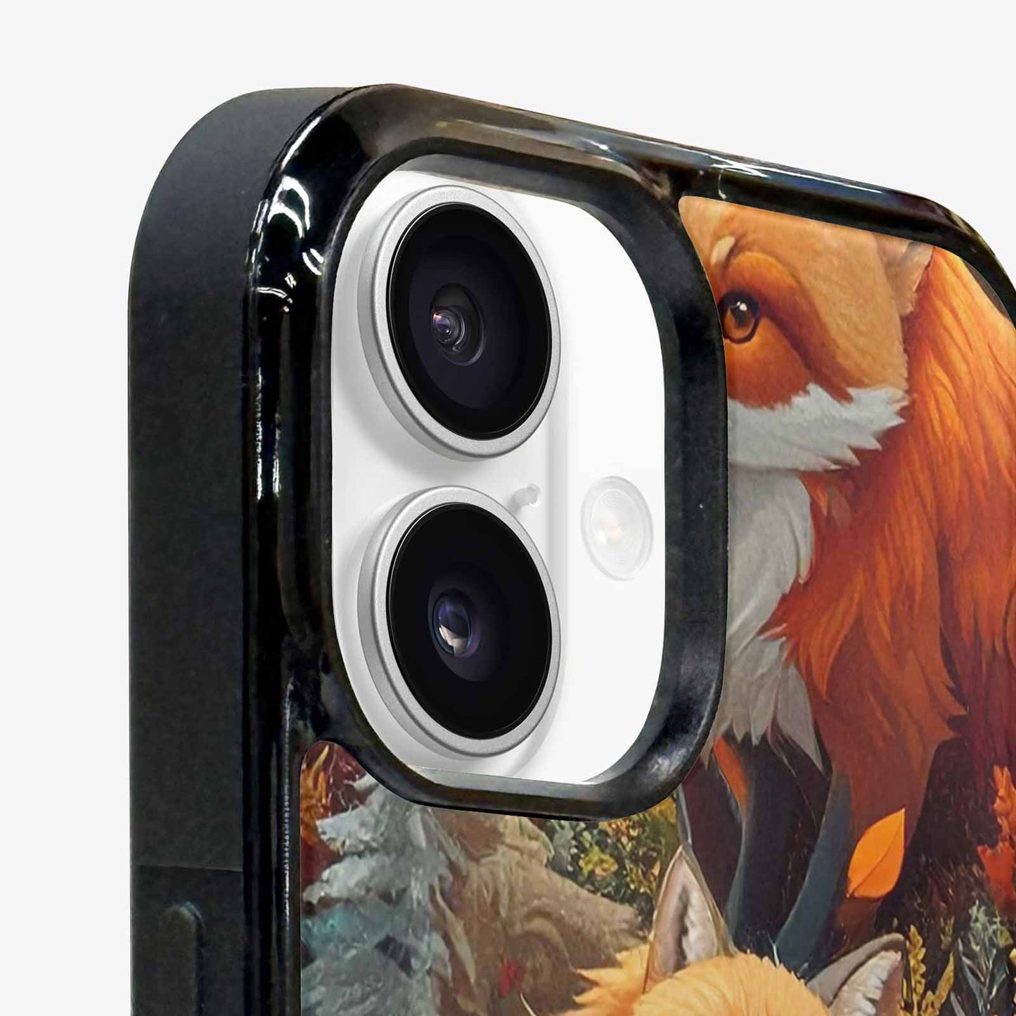 iPhone 16 Plus Case — Fox Forest Fox Forest Pattern Hundreds, Custom Art Phone Cover