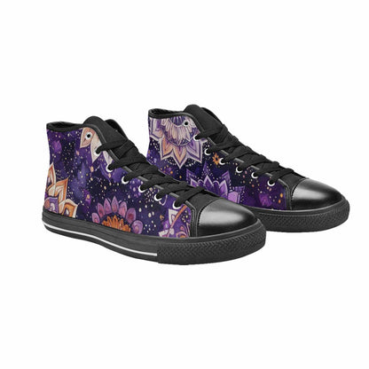 WOMEN'S Mandala High Top Canvas Cottagecore Custom Shoes