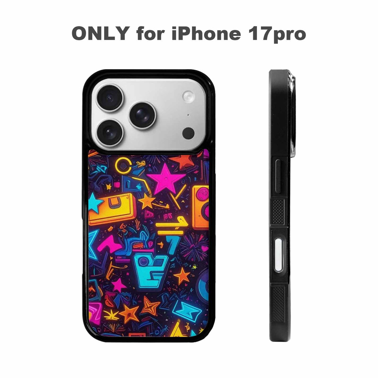 iPhone 17 Pro Case — Retro Motif Retro Motifs Ntr Retro, Customized Protective Case