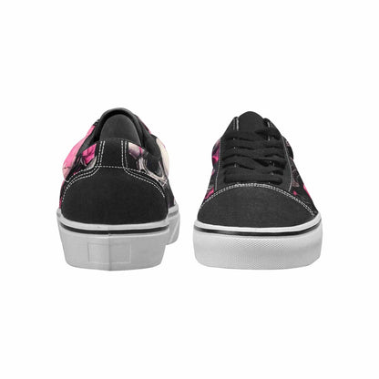 WOMEN'S Skull Roses Lace-Up Canvas Dreamlike Custom Shoes