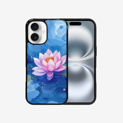 iPhone 16 Case — Monet Water Lilies Painting Pattern, Custom Designed Case Cover