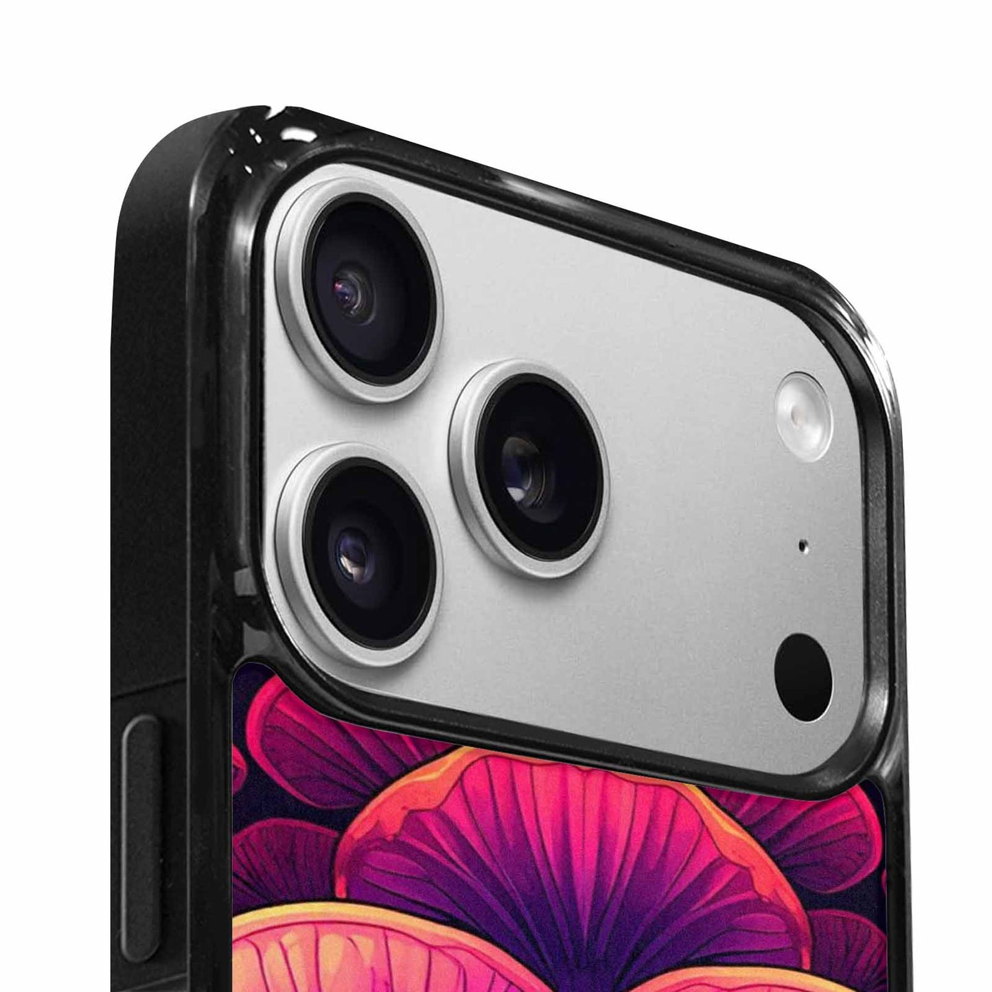 iPhone 17 Pro Max Case — Psychedelic Mushroom Cartoon Pattern Cartoon Cute, Original Design Phone Case