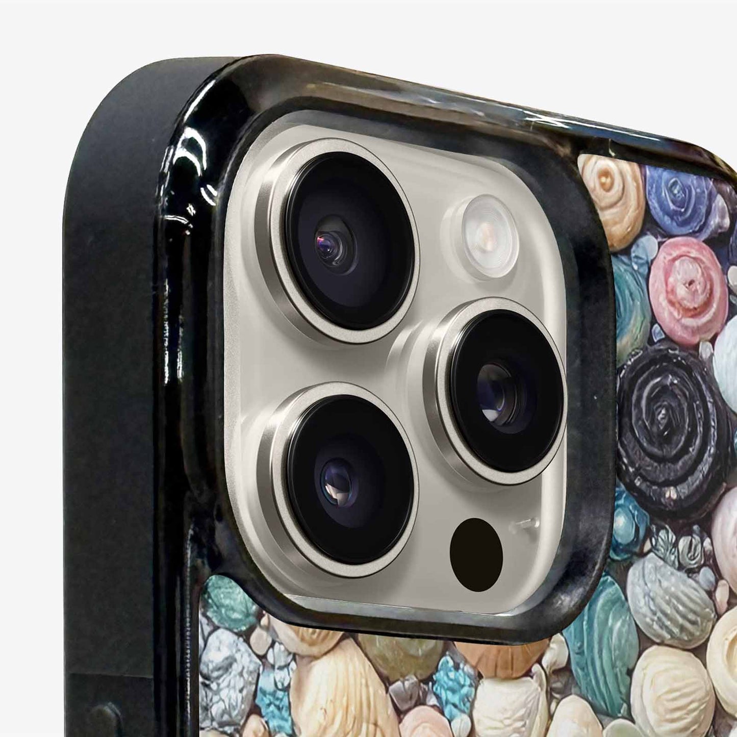 iPhone 15 Pro Max Case — Seashell Collage Seashell Collage Pattern Hundreds, Original Design Phone Case