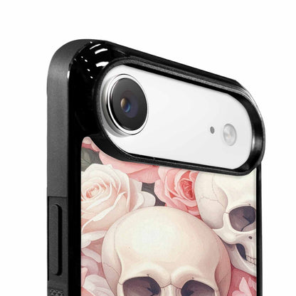 iPhone 17 Air Case — Skulls Roses Soft Airbrush Gothic Skulls, Custom Art Phone Cover