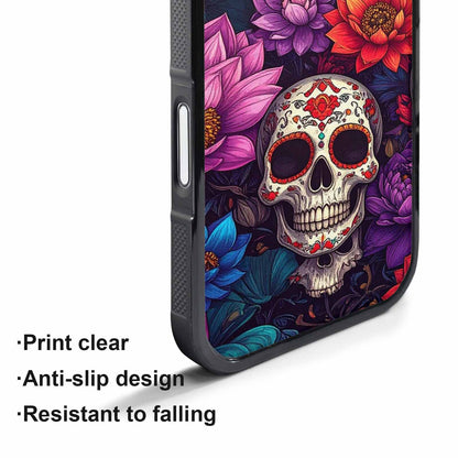 iPhone 17 Pro Case — Lotus Many Hundreds Of Skulls Gothic, Custom Art Phone Cover