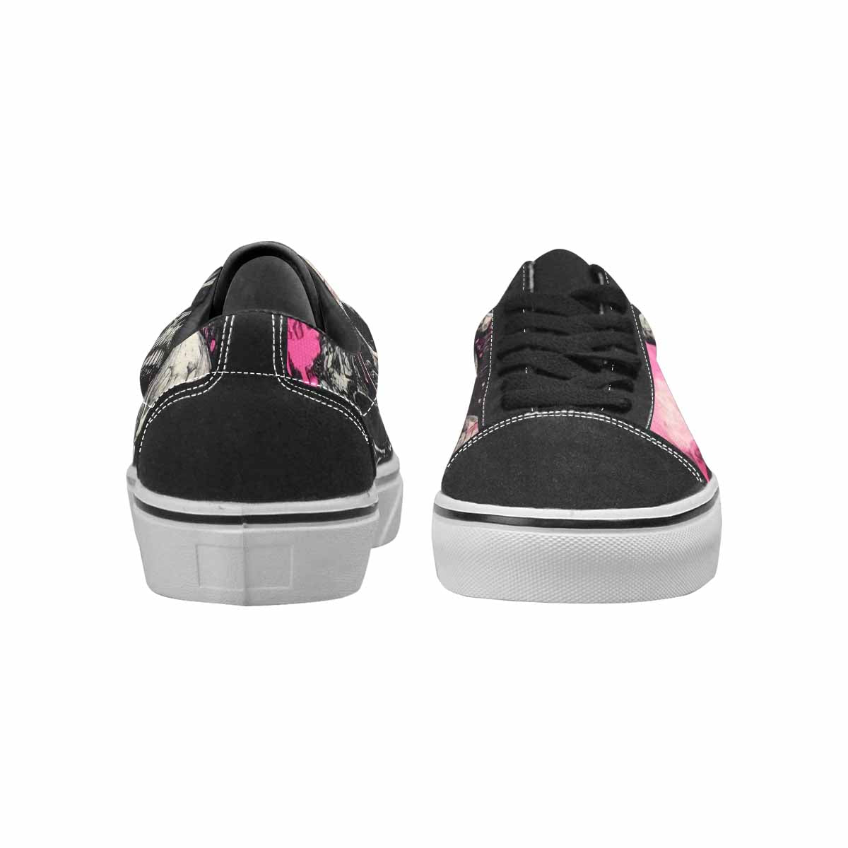 WOMEN'S Rainbow From Skull S Lace-Up Canvas Dreamcore Shoes