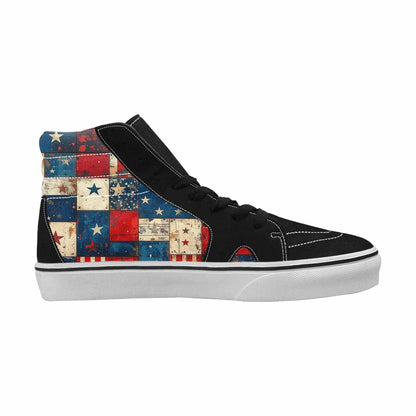 MEN'S American Flag Stars High Top Canvas Aesthetic Shoes