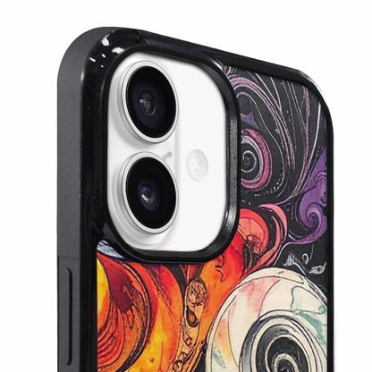 iPhone 17 Case — Tie Dye Swirls (black Tie Dye, Customized Protective Case