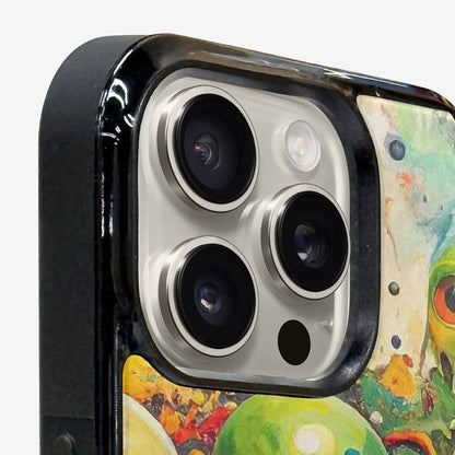 iPhone 16 Pro Max Case — Aliens Camomelting Aliens Patt Q9t, Unique Phone Case Design