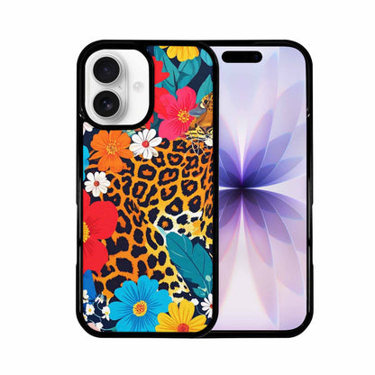 iPhone 17 Case — Leopard Print Floral Seamless Animal Print, Custom Print Case Cover