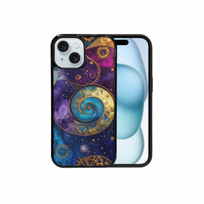 iPhone 15 Case — Steampunk Galaxy Custom, Unique Phone Case Design