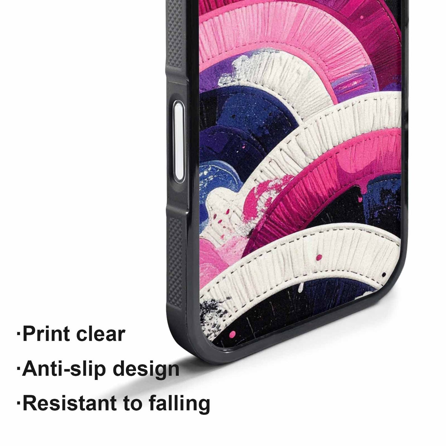 iPhone 17 Air Case — Vivid Camo Genderfluid Pride Camo, Custom Printed Phone Case